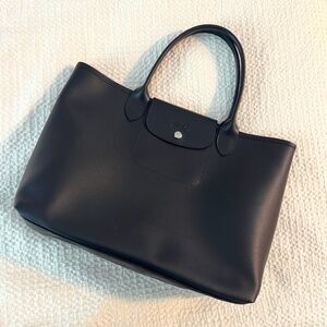 Longchamp Le pliage city tote - coated canvas - black